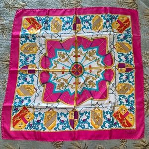 MCM Paris vintage silk scarf 36” X 36”